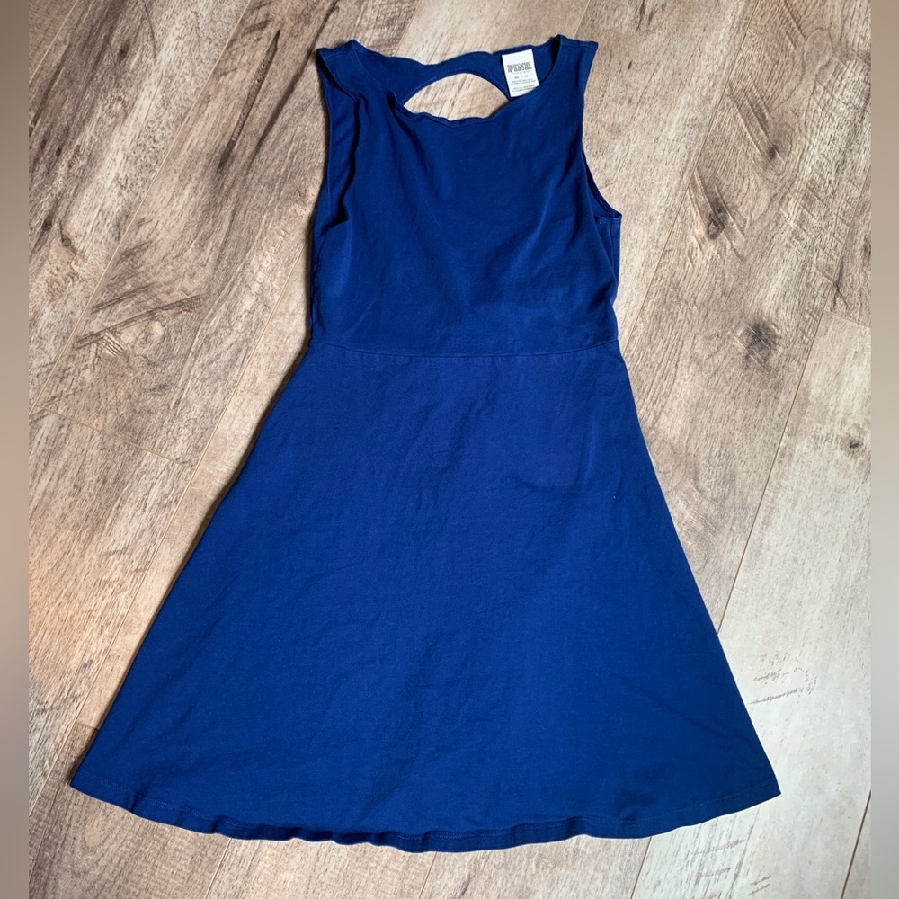 Victoria’s Secret Pink for flare dress XS with keyhole back blue